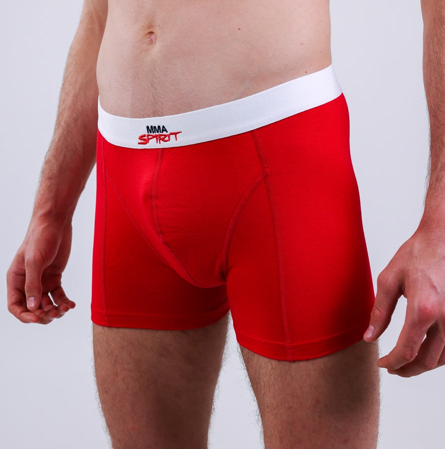 HOC Boxershorts 2er Pack (schwarz/rot)
